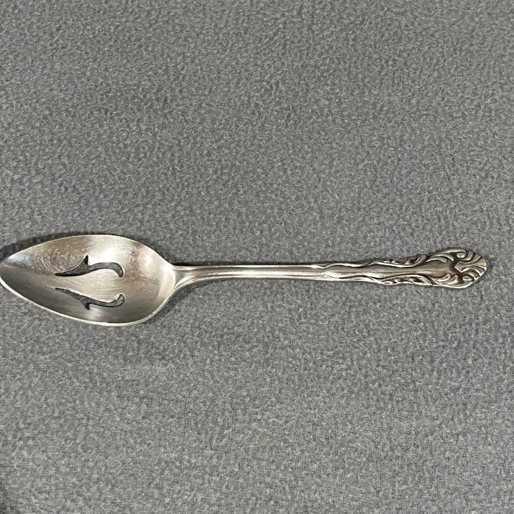 EKCO Eterna Lady Custom Stainless Steel‎ Serving Spoon Pierced